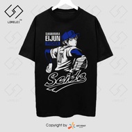 Áo thun Diamond no Ace Sawamura Eijun (Black) ngắn tay