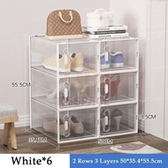 IKEA Storage Organizers Foldable Plastic Storage Cabinet Household Storage Box Shoe Box Rak Kasut Be