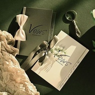 Spot Wedding vows card Wedding Premium Simple Niche Pick-up vows card Wedding vows Speaking card New