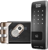 Gateman ASSA ABLOY G-Touch Digital Vertibolt Rim Lock - Traceless Super Slim Body, Master Mode, Forced Lock, Automatic Locking, Volume Control, Silent Low Battery Alarm, Emergency Power Support