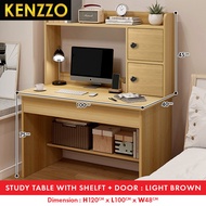 พร้อมส่ง Kenzzo : โต๊ะทํางาน โต๊ะโต๊ะคอม โต๊ะการบ้าน มีลิ้นชัก Ella Study Table / โต๊ะ / โต๊ะเรียน