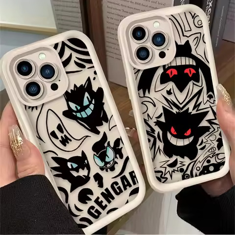 Luxury Gengars Phone Case For Pokemons Google Pixel 10 9A 9 8 7 8A 7A Pro XL 4G 5G Soft Silicone TPU