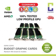 100% Tested Graphic Card SFF Tower gpu Low profile  DDR2 DDR3 random brands Desktop PC