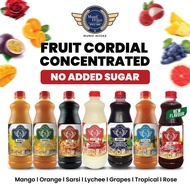 SINGLE KORDIAL MH 840ML BOT-TANPA GULA PUTIH- RENDAH KALORI ( MANGO | ORANGE | SARSI | ANGGUR | TROP