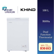 KHIND DUAL FUNCTION THERMOSTAT CHEST FREEZER QUICK FREEZING (100L) FZ100