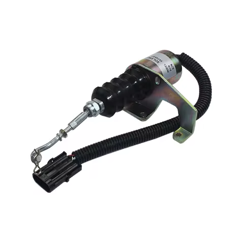 3974947 24V Fuel Shut Off Solenoid Valve SA-3742-24 Fuel stop shut down solenoid valve for Cummins 5