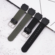 Nylon watch strap ae-1200wh/mrw-200/aq-s810w convex 18mm canvas strap
