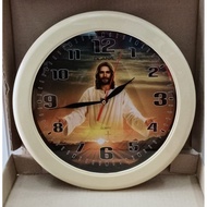 WALL CLOCK JESUS PICTUREOgana DM 30CM jam dinding