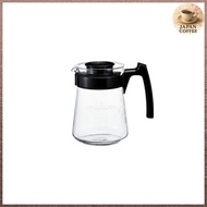 HARIO Pegasus Server 600, Microwave Safe, 600ml, Suitable for 2 to 5 Cups, Black, Made in Japan, PES