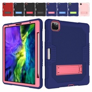 Apple iPad Pro 11" 1st 2nd Generation 2018 2020 / iPad Mini 4 5 / iPad Air 4th Gen 10.9" 2020 Slim Heavy Duty Shockproof Rugged High Impact Protective Case With Pencil Holder Cover