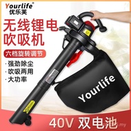 Portable Rechargeable Hair Dryer High-Power Cleaning High-Power Road Blower Collector Lithium Batter
