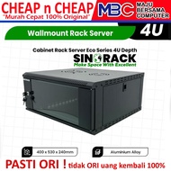 Sinorack 4U Server RACK 53x40x24cm Depth 400mm - WALLMOUNT RACK SERVER CABINET 4u 6u 9u 12u 15u