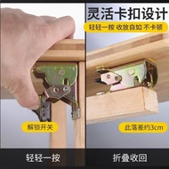 Heavy Duty 90 Degree Self-Locking Kang Folding Hinge Hinge Table Chair Leg Foot Coffee Table Sofa Be