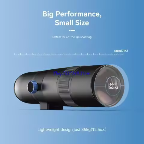 F3MA Photography Lens 36X Telephoto Lens with Tripod for Most Smartphones Picture Video Taking Telep