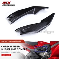 For DUCATI Panigale Streetfighter V4 V4S 2025 Carbon Fiber Sub-Frame Cover Side Panels Motorcycle Ac