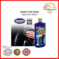 Waxco Tire Shine High Gloss 500ml Nano Tech Tyre Shine HI - Gloss Net 16.9 FL. OZ / 500ml