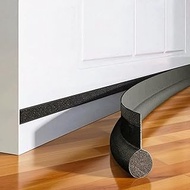 96 cm Black Door Seal Draught Excluder for Doors, Draught Excluder Can Be Cut to Size, Wind Stopper 