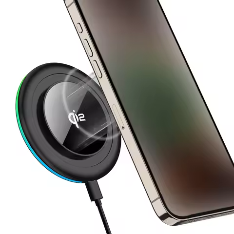 Wireless Charger Pad，Universal Fast Wireless Charger, Compatible with iPhone 17‑12, Samsung Galaxy S