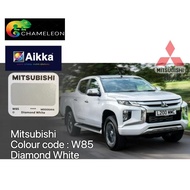 AIKKA MITSUBISHI W85 / DIAMOND WHITE / 2K PAINT /CAT KERETA 2K