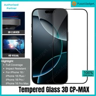 Tempered Glass iPhone 16 Pro Max / 16 Pro / 16 Plus / 16 NILLKIN 3D CP+Max Screen Protector