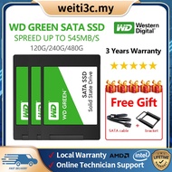 100% Original Western Digital Solid State Drive 2.5 " SSD SATA3 WD Green SSD 120GB 240GB 480GB Lapto
