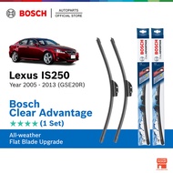 Bosch Clear Advantage U Hook Wiper Set for Lexus IS250 GSE20R (BCA22"/BCA20")