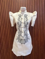 Modern Filipiniana Dress Computerized Design
