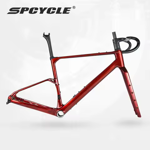 Spcycle 2026 New G026 Carbon Gravel Bike Frame 700x50C UDH Thread T47 86.5 Storage Box Gravel Bicycl