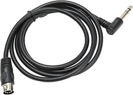 1/4 Inch to DIN 5 Pin Cable, 90 Degree 6.35 mm Male to MIDI 5 Pin Male TRS Stereo Audio Cable for Sp