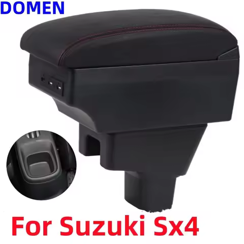 For Suzuki SX4 armrest box central Store content box products accessories With USB interface