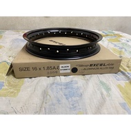 Takasago Excel Rim Asia 1.85 X 16 Black 28 Hole (1 PCS)