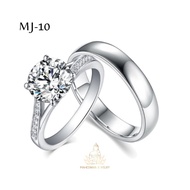 MAHESWARI JEWELRY - COUPLE SILVER RINGRing MJ-10 WEDDING RINGRing