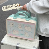 小型轻便迷你行李箱suitcase化妆箱行李箱女小型轻便14寸手提箱化妆箱包旅行箱迷你小号箱子26.8.12