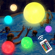 LED Beach Ball (40cm / 60cm) Light Up Beach Ball 16 Colors Lights Outdoor Pool Beach Party Games Kids Adults Pool Garden