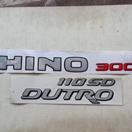 stiker Hino 300 dan 110sd dutro