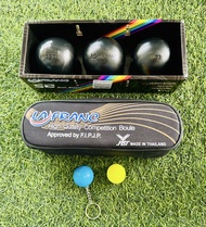 เปตอง FBT LAFRANC SB Soft Black (ลูกเปตองสีดำ) น้ำหนัก 690 กรัม ขนาด 73 มิล แบบเรียบ (ชุด 3 ลูก +ล