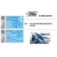 DL MODEL DECAL PG07 GN-0000+GNR-010 00 RAISER