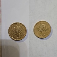 Uang Coin 500 Rupiah Melati 1992
