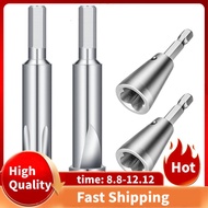 Multi-Function 4Pcs Drill Accessory Kit: 6mm Wire Twisting Tool & 2-5 Way Wire Stripper Tool for Enh