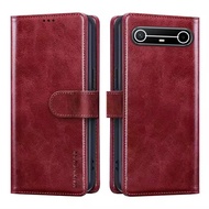 Wallet Phone Case For Tecno Spark Slim 5G Km7k Pova Slim 5G With Card Holder Magnetic Flip Leather S