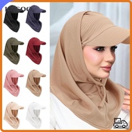 KKGOO Muslim Turban Bonnet, Solid Color Head Scarf Wrap Cycling Scarf Hijab, Turbantes Caps Neck Pro