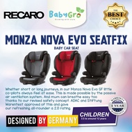 Recaro Monza Nova Evo SeatFix Car Seat Group II/III (3~12years)