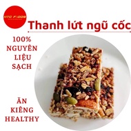 Brown Rice Bar Mixed With Seaweed Grains, Diet Weight Loss, eat clean, Crunchy, Honey Sauce, No Sugar, 200g / 500g,Htcfods