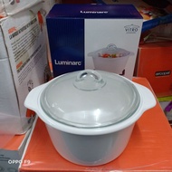 LUMINARC 2LT/3LT VITROFLAM WHITE  CASSEROLE