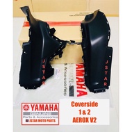 COVERSIDE 1 & 2 / INNER fairing / (bandang tuhod) for Aerox v2 / 100% YAMAHA Aerox v2 coverset