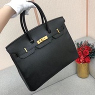 Hermes Birkin 35 Hermes愛馬仕birkin35黑色Epsom皮金扣X刻