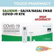 [Ready stock] (EXP : 4/2025)*Non-returnable* SALIXIUM - Covid 19 Saliva Antigen Test Kit - 1 set salixium Made in Mal