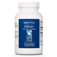 HiBiotin Supplement - Extra Strength Biotin Pills, 100,000mcg Biotin, High Dose Biotin, Vegetarian C