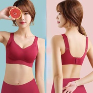 Women’s Plus Size lingerie M-3XL jelly Bra latex cup suji push up bra  big chest  traceless underwear wireless soft bra top