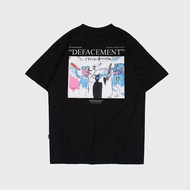 Epidemic T-Shirt American Cotton 20s Defacement Black viral T-Shirt